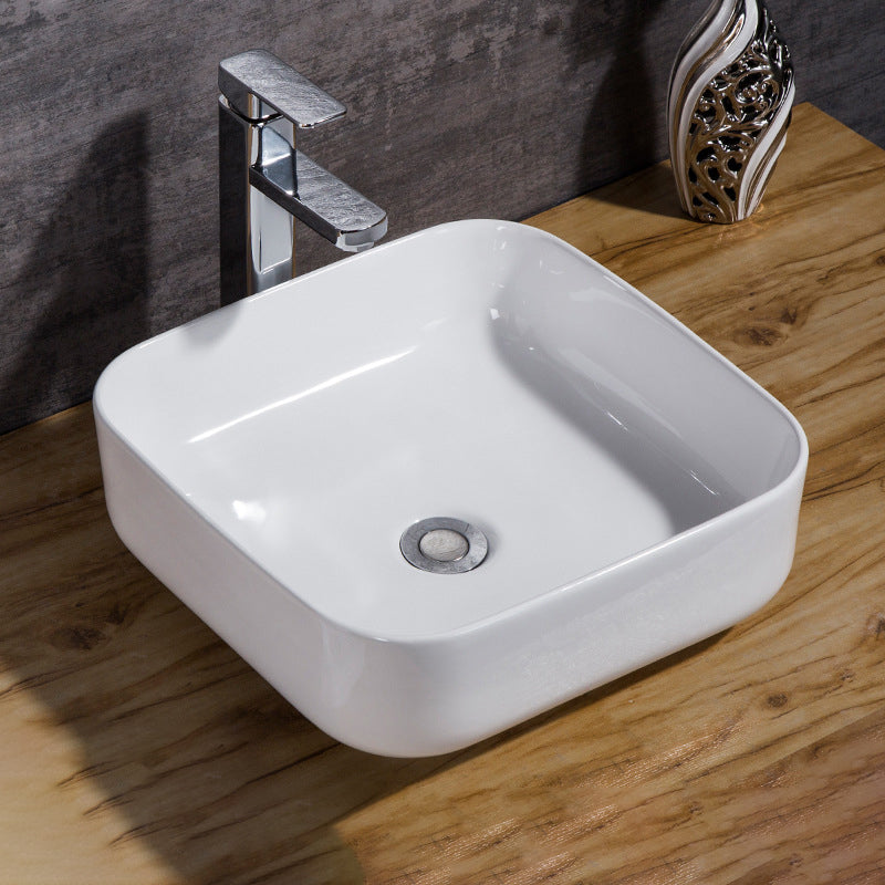 Lisslune | Modern Basin Solid Color Porcelain Sink