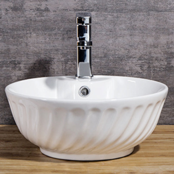 Lisslune | Modern Basin Solid Color Porcelain Sink