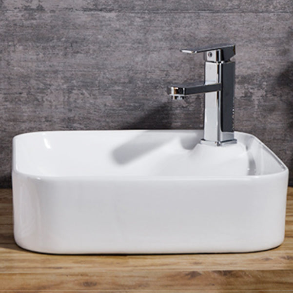 Lisslune | Modern Basin Solid Color Porcelain Sink