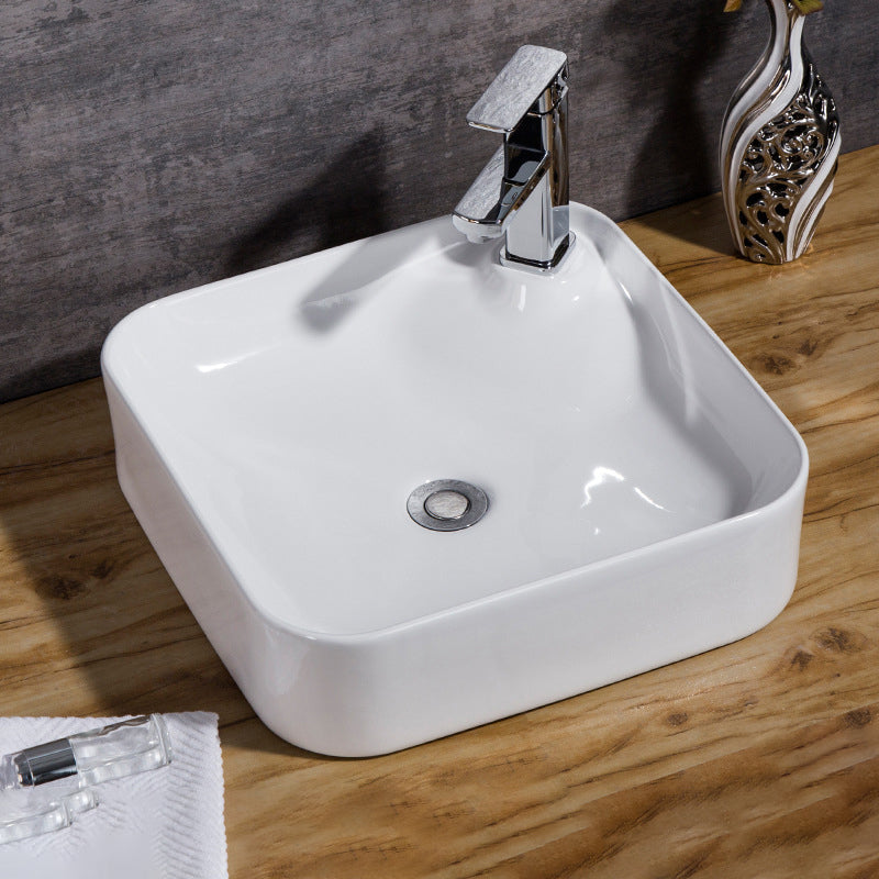 Lisslune | Modern Basin Solid Color Porcelain Sink