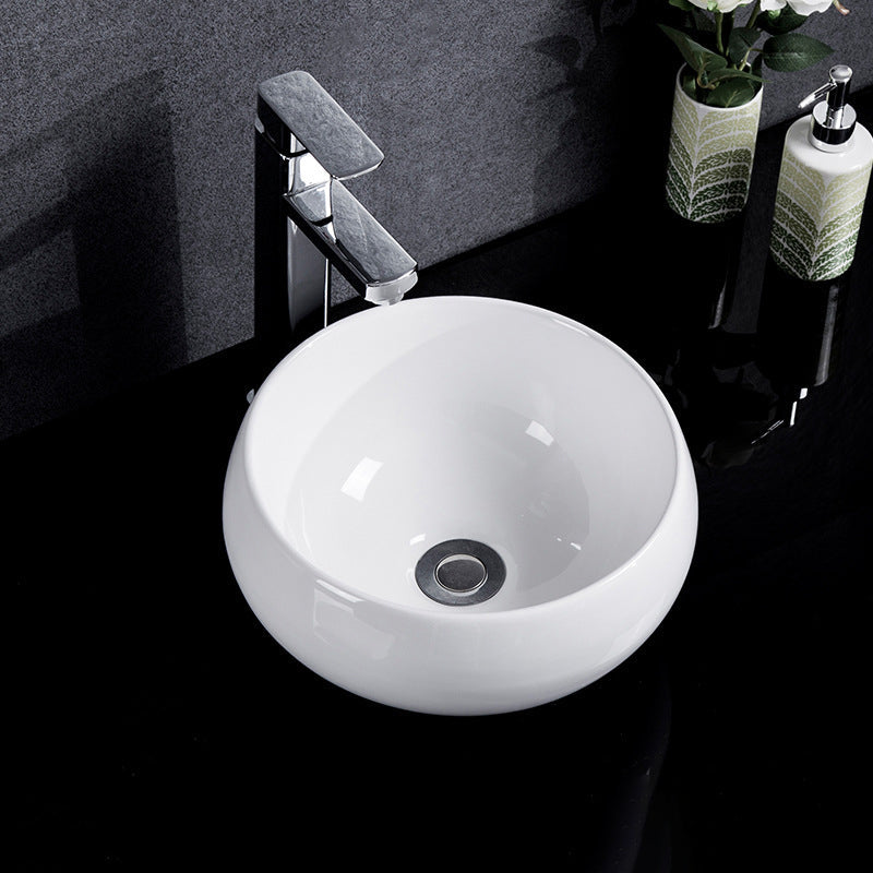 Lisslune | Modern Basin Solid Color Porcelain Sink