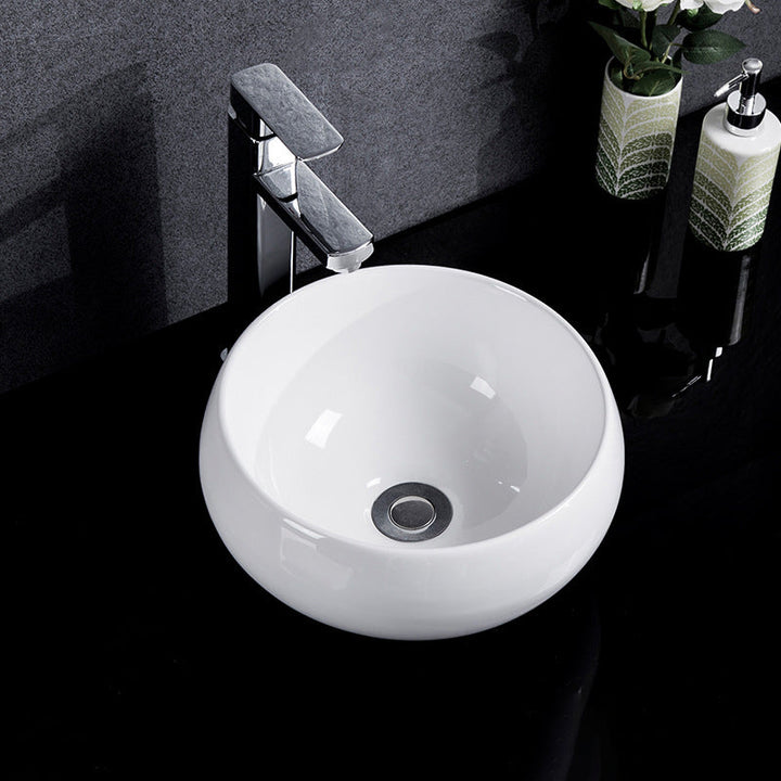 Lisslune | Modern Basin Solid Color Porcelain Sink