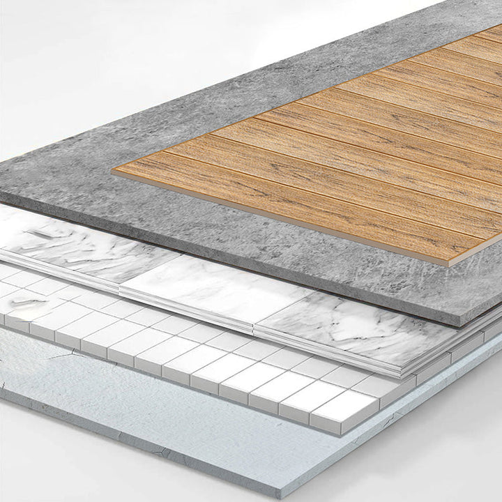Lisslune | Modern Tin Back Panel 3D Wall Ceiling Wood Grain Design