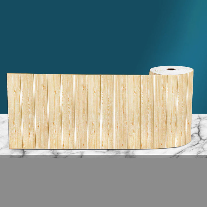 Lisslune | Modern Tin Back Panel 3D Wall Ceiling Wood Grain Design