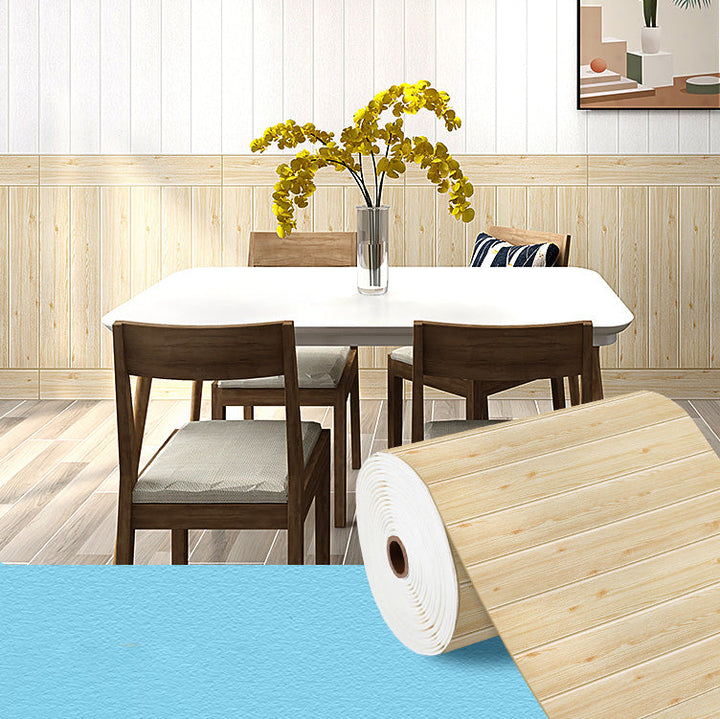 Lisslune | Modern Tin Back Panel 3D Wall Ceiling Wood Grain Design