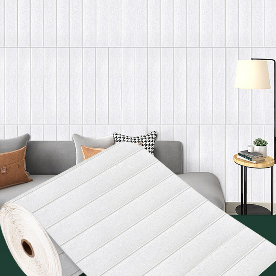 Lisslune | Modern Pearl Wainscoting PVC Wall Access Panel Peel and Stick Foam Trim
