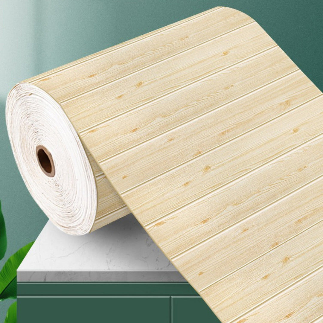 Lisslune | Modern Pearl Wainscoting PVC Wall Access Panel Peel and Stick Foam Trim