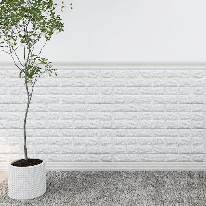Lisslune | Modern Baseboards 3D Embossing Baseboard PVC Stereo Base Set of 1