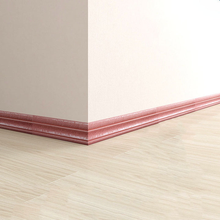 Lisslune | Modern Baseboards 3D Embossing Baseboard PVC Stereo Base Set of 1