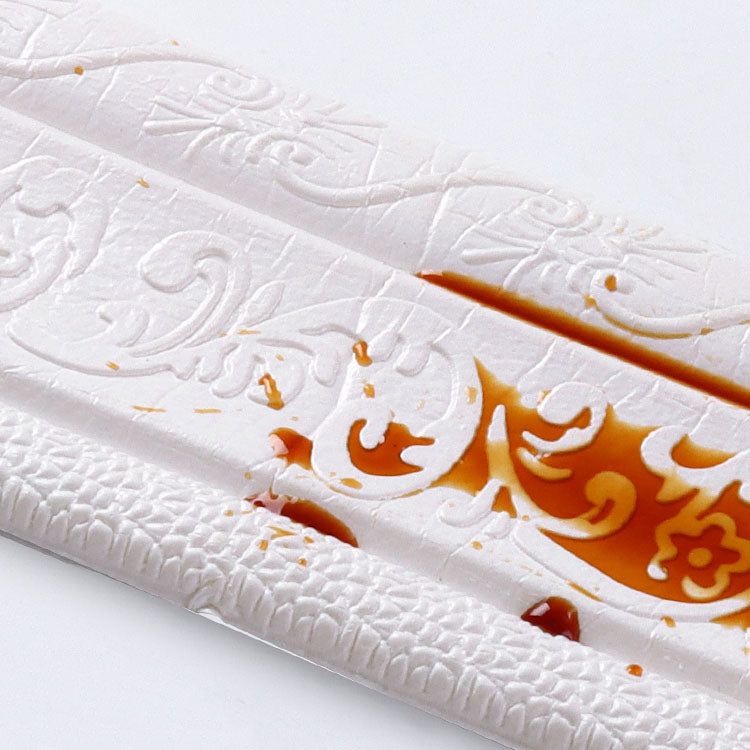 Lisslune | Modern Baseboards 3D Embossing Baseboard PVC Stereo Base Set of 1