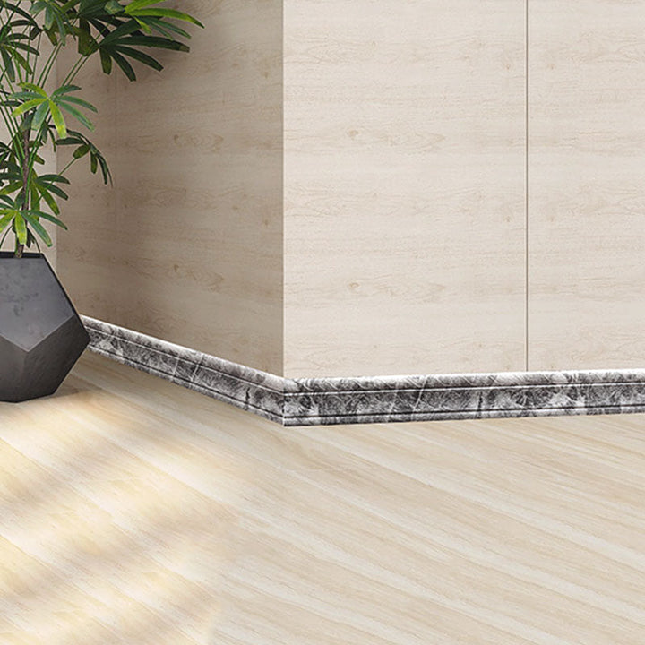 Lisslune | Modern Baseboards 3D Embossing Baseboard PVC Stereo Base Set of 1