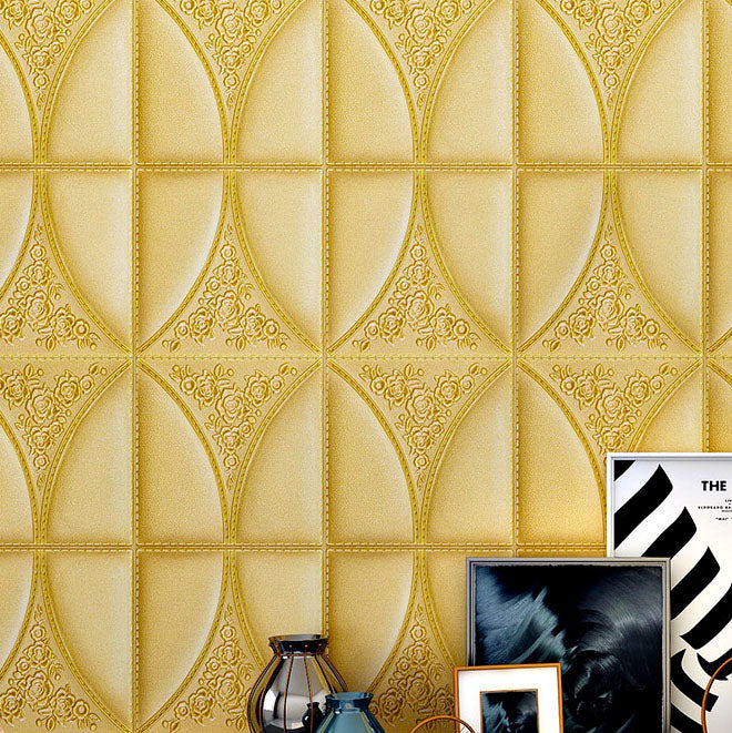 Lisslune | Contemporary Wall Plank 3D Brick Wall Panels Waterproof Set of 10