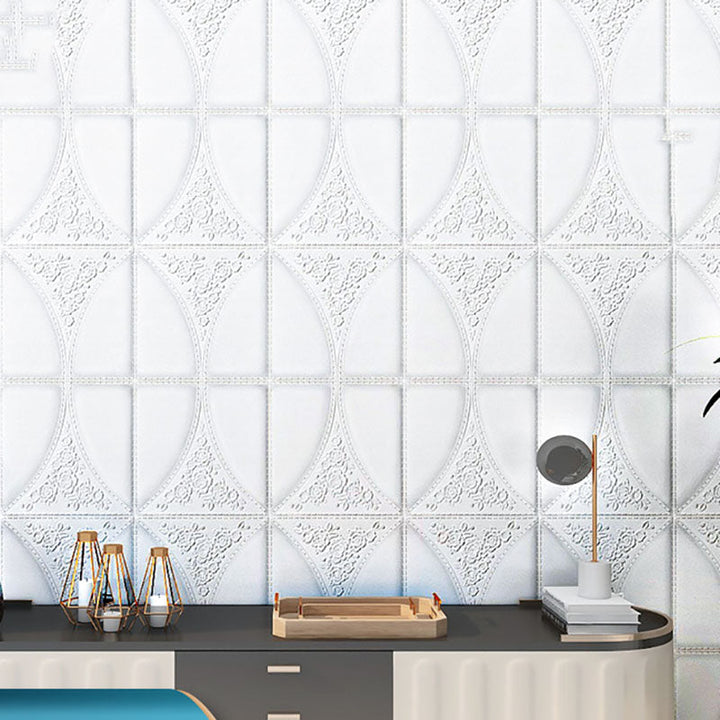 Lisslune | Contemporary Wall Plank 3D Brick Wall Panels Waterproof Set of 10
