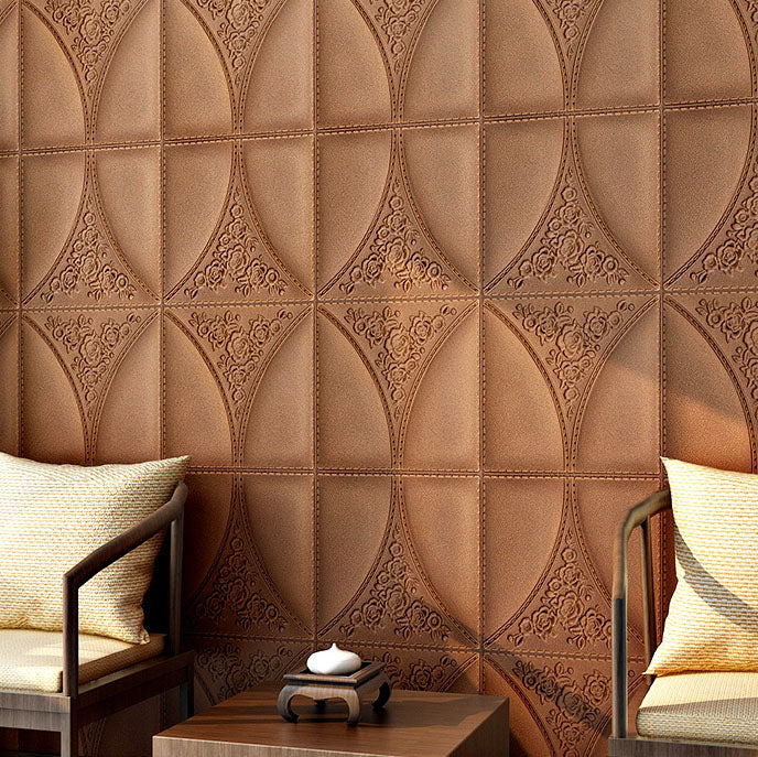 Lisslune | Contemporary Wall Plank 3D Brick Wall Panels Waterproof Set of 10