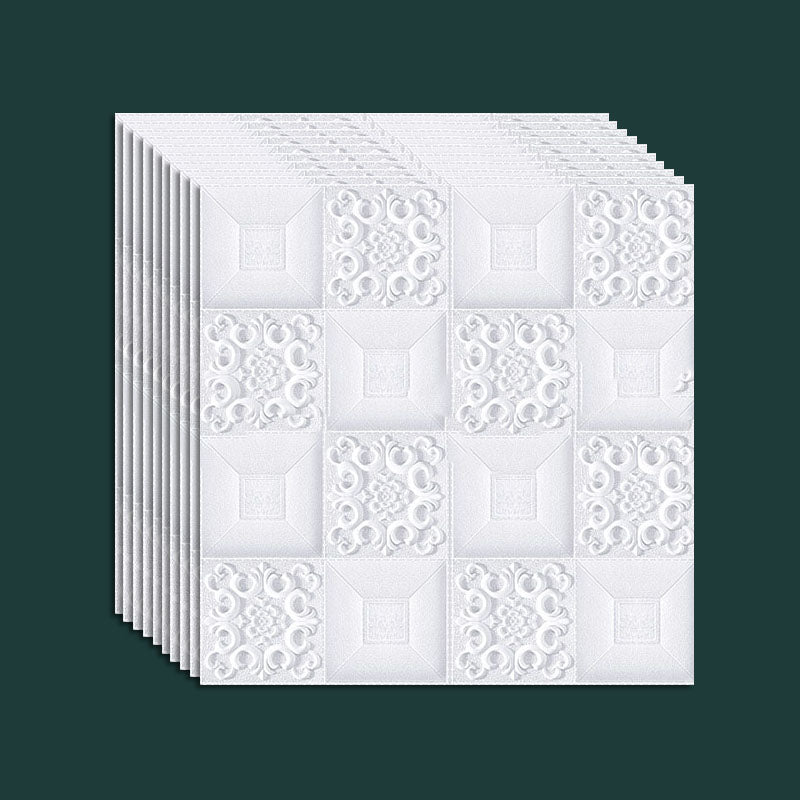 Lisslune | Contemporary Wall Plank 3D Brick Wall Panels Waterproof Set of 10