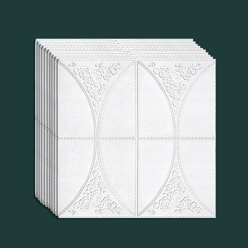 Lisslune | Contemporary Wall Plank 3D Brick Wall Panels Waterproof Set of 10