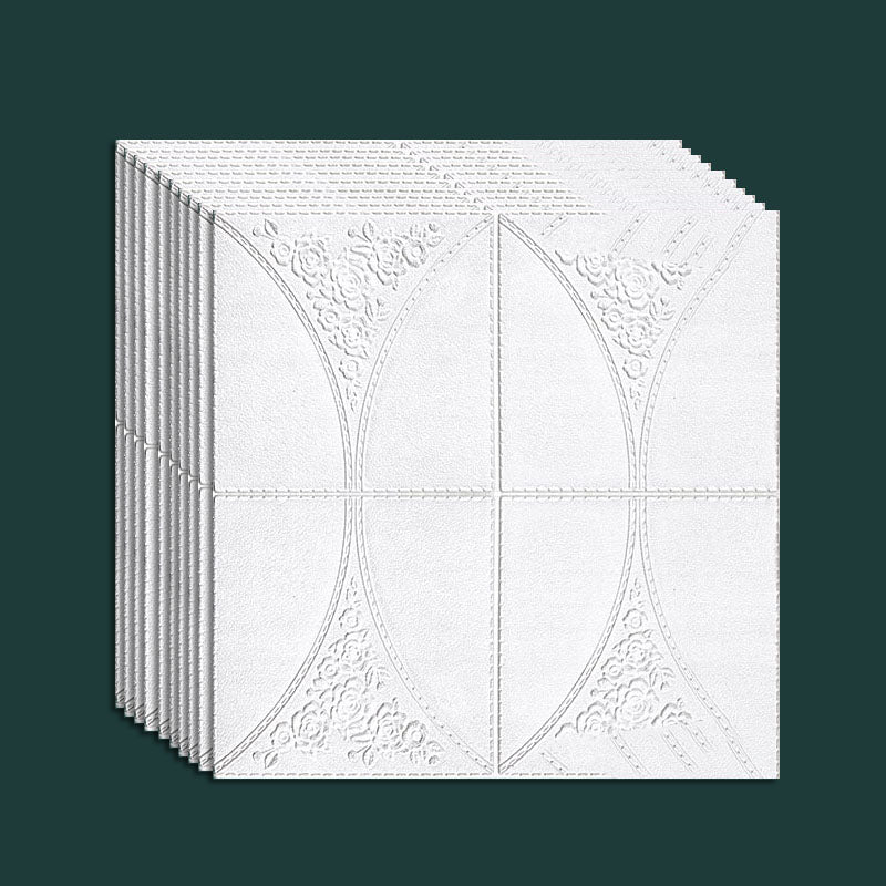 Lisslune | Contemporary Wall Plank 3D Brick Wall Panels Waterproof Set of 10