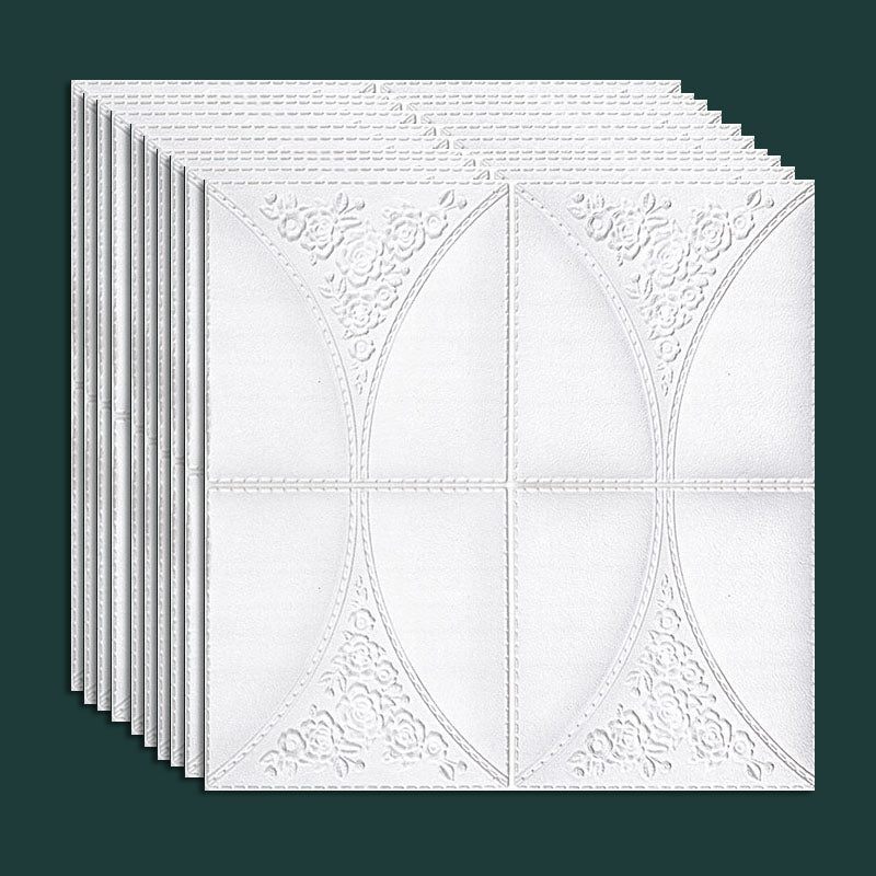 Lisslune | Contemporary Wall Plank 3D Brick Wall Panels Waterproof Set of 10