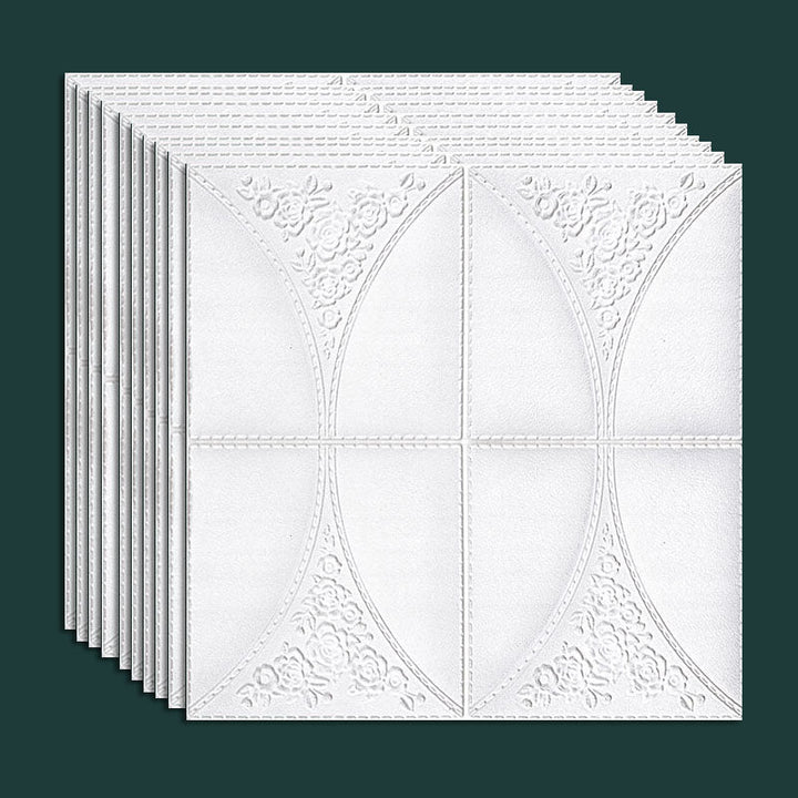 Lisslune | Contemporary Wall Plank 3D Brick Wall Panels Waterproof Set of 10
