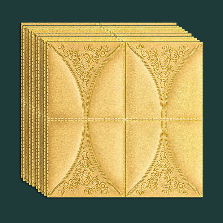 Lisslune | Contemporary Wall Plank 3D Brick Wall Panels Waterproof Set of 10