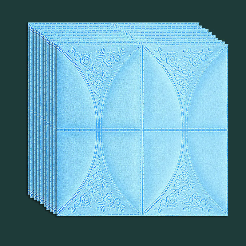 Lisslune | Contemporary Wall Plank 3D Brick Wall Panels Waterproof Set of 10