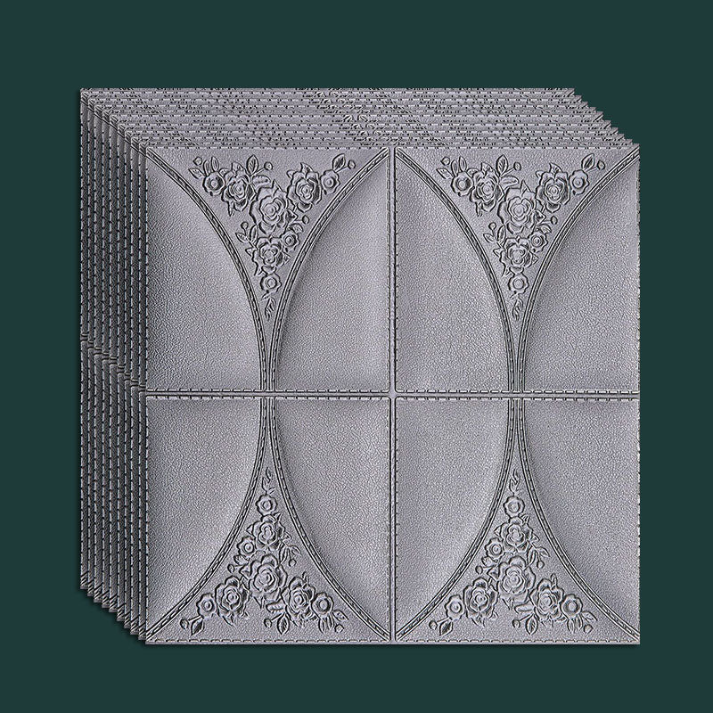 Lisslune | Contemporary Wall Plank 3D Brick Wall Panels Waterproof Set of 10