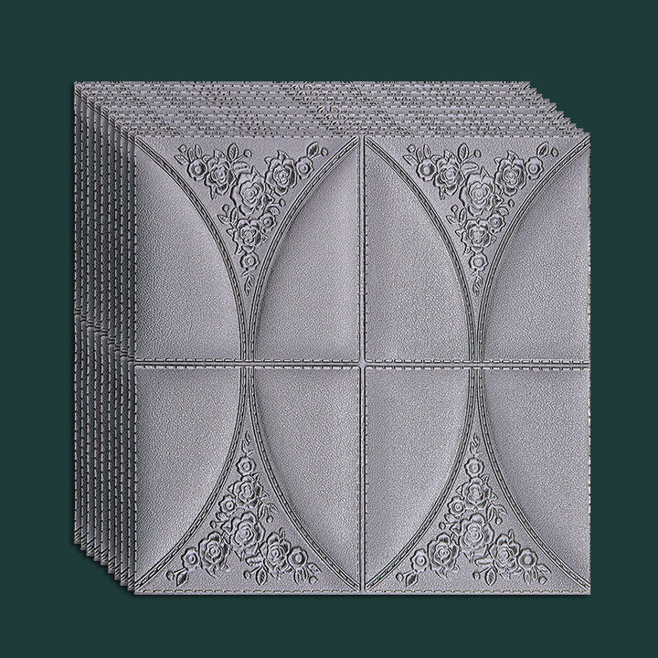 Lisslune | Contemporary Wall Plank 3D Brick Wall Panels Waterproof Set of 10