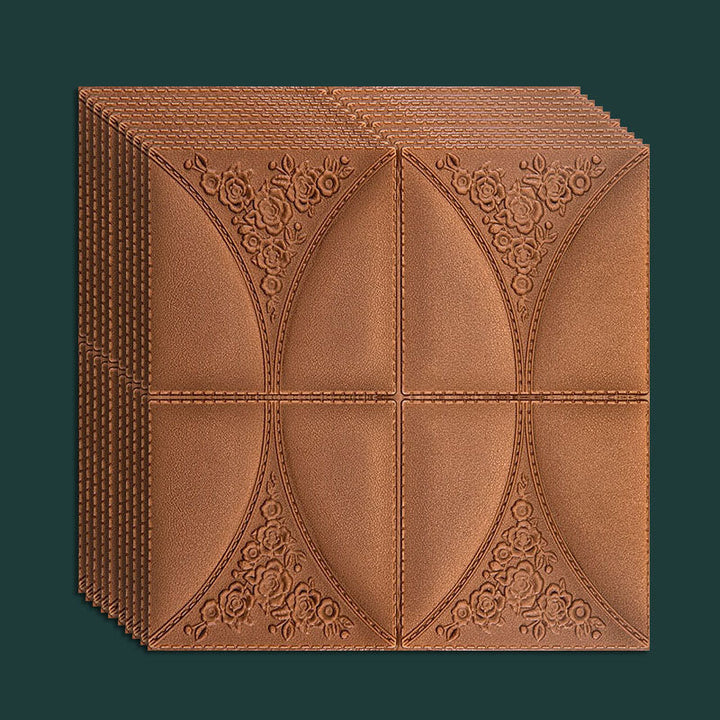 Lisslune | Contemporary Wall Plank 3D Brick Wall Panels Waterproof Set of 10