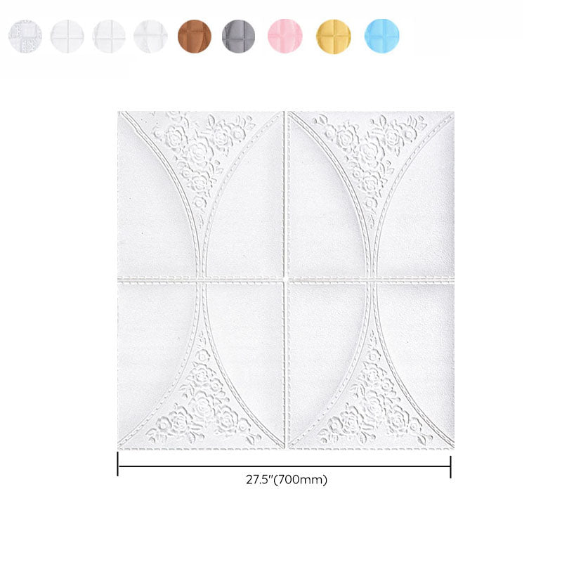 Lisslune | Contemporary Wall Plank 3D Brick Wall Panels Waterproof Set of 10