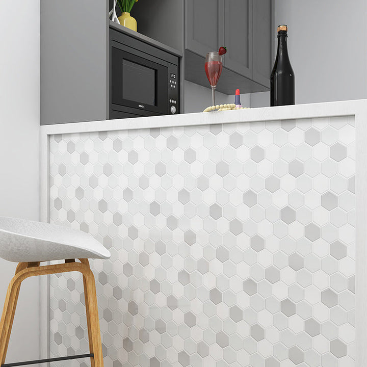 Lisslune | Mosaic tiles peeling off & sticking tiles PVC kitchen and bathroom back panel peeling off and sticking tiles