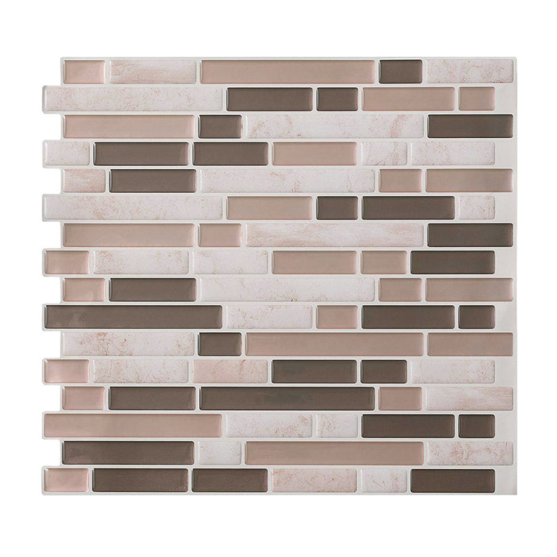 Lisslune | Floor and wall tile kitchen brick look for peeling and sticking waterproof wall tile