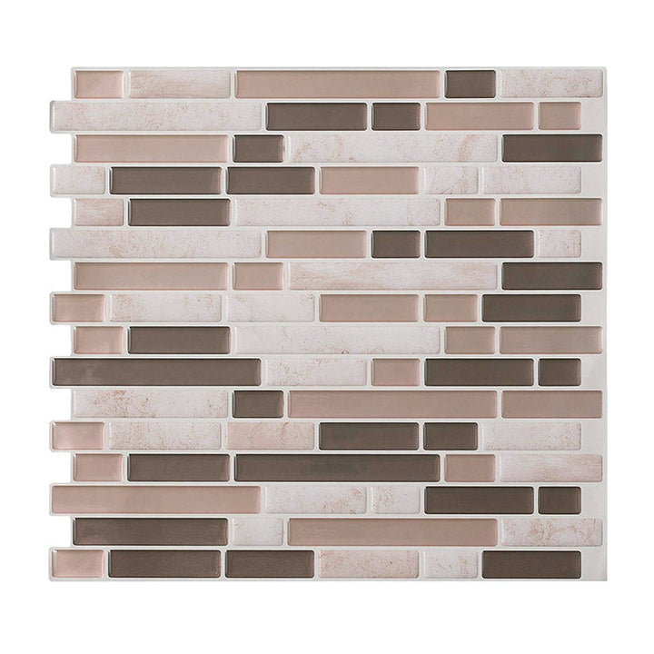 Lisslune | Floor and wall tile kitchen brick look for peeling and sticking waterproof wall tile