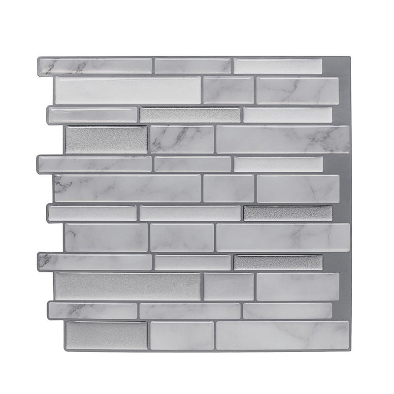 Lisslune | Floor and wall tile kitchen brick look for peeling and sticking waterproof wall tile