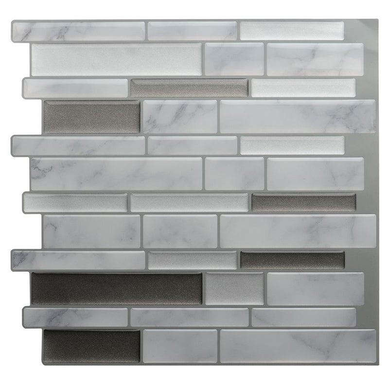 Lisslune | Floor and wall tile kitchen brick look for peeling and sticking waterproof wall tile