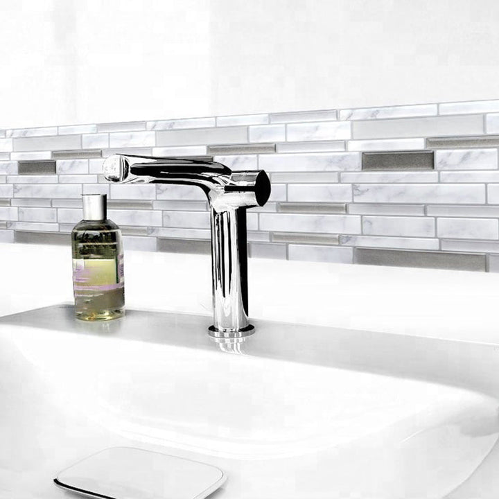 Lisslune | Floor and wall tile kitchen brick look for peeling and sticking waterproof wall tile
