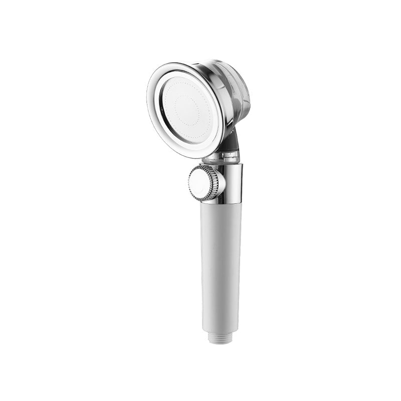 Lisslune | Modern Standard Shower Head Round Metal Adjustable Spray Pattern Shower Head