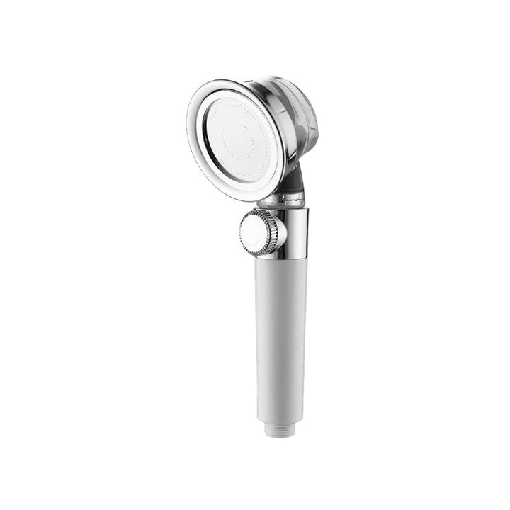 Lisslune | Modern Standard Shower Head Round Metal Adjustable Spray Pattern Shower Head