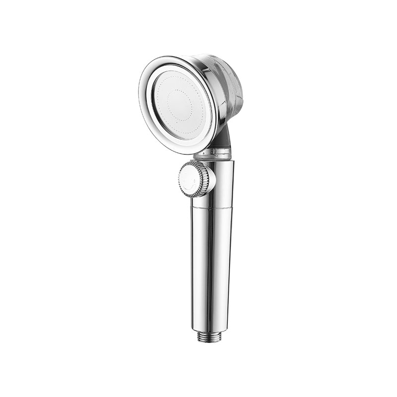 Lisslune | Modern Standard Shower Head Round Metal Adjustable Spray Pattern Shower Head
