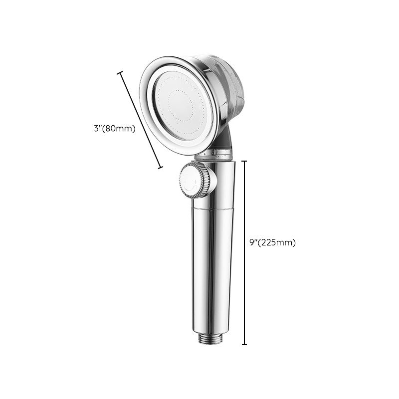 Lisslune | Modern Standard Shower Head Round Metal Adjustable Spray Pattern Shower Head