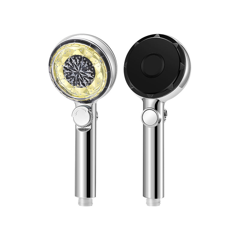 Lisslune | Contemporary Handheld Shower Head Round Filter Ball Spray Head With Digital Display