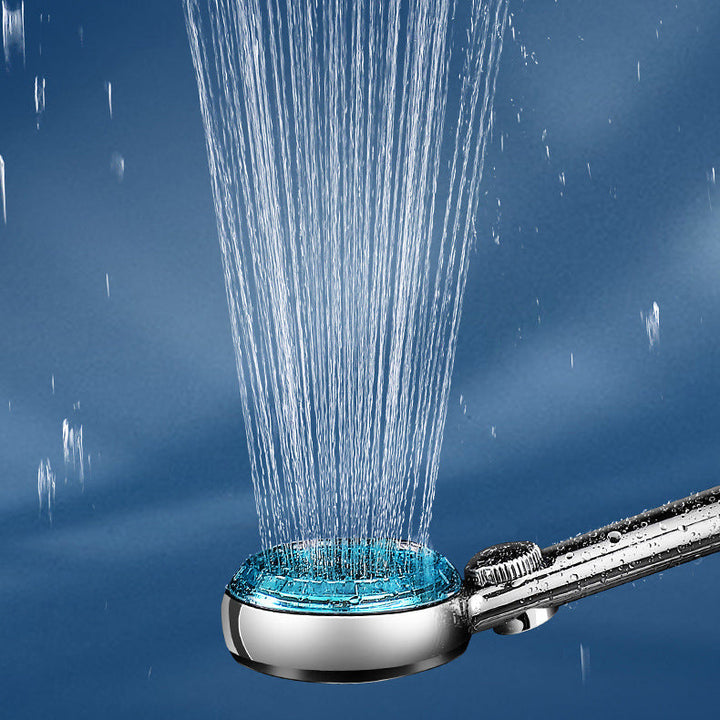 Lisslune | Contemporary Handheld Shower Head Round Filter Ball Spray Head With Digital Display