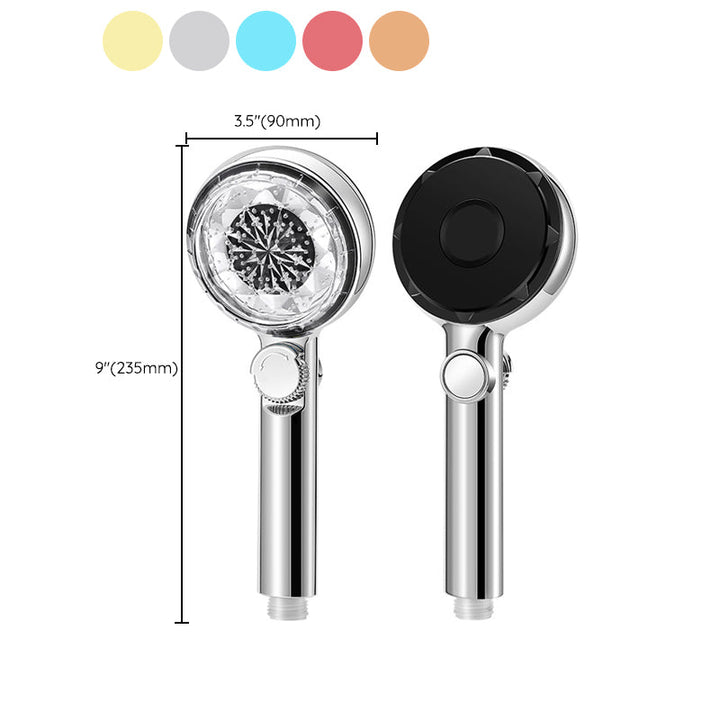 Lisslune | Contemporary Handheld Shower Head Round Filter Ball Spray Head With Digital Display