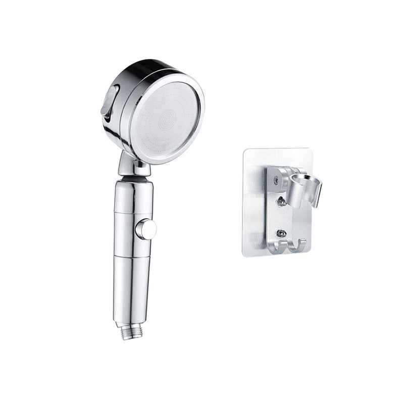 Lisslune | Contemporary Handheld Showerhead Round 3 Settings Sprayhead in Silver