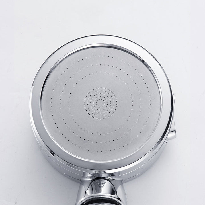 Lisslune | Contemporary Handheld Showerhead Round 3 Settings Sprayhead in Silver