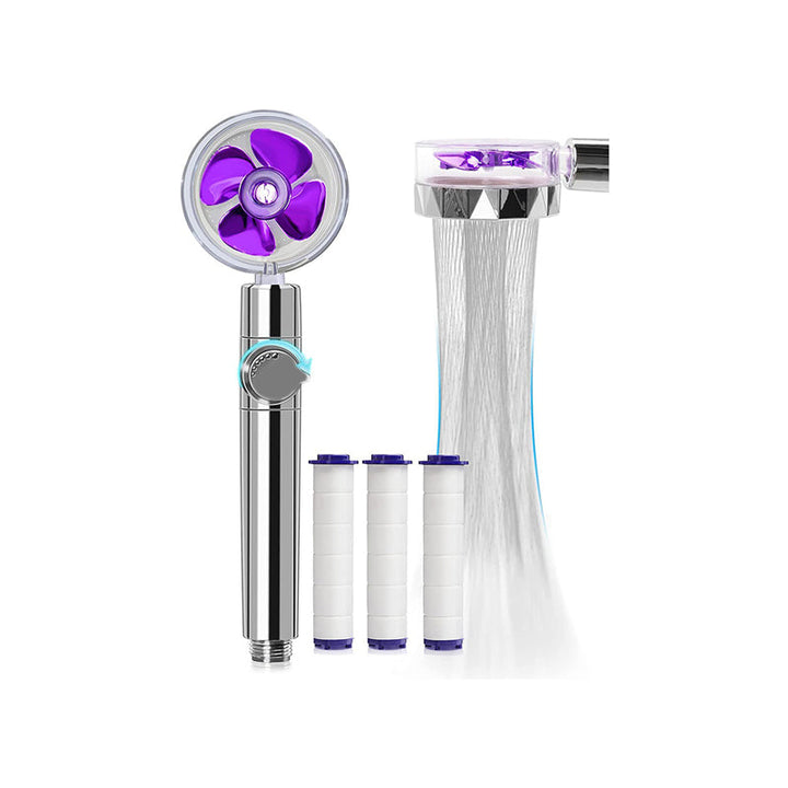 Lisslune | Contemporary Handheld Supercharged Showerhead Round 3 Adjustment Spray Head