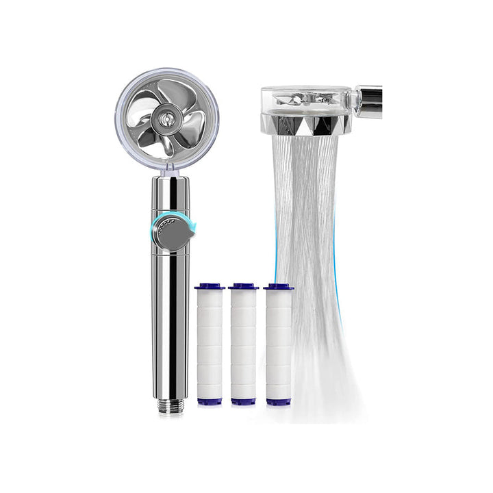 Lisslune | Contemporary Handheld Supercharged Showerhead Round 3 Setting Spray Head