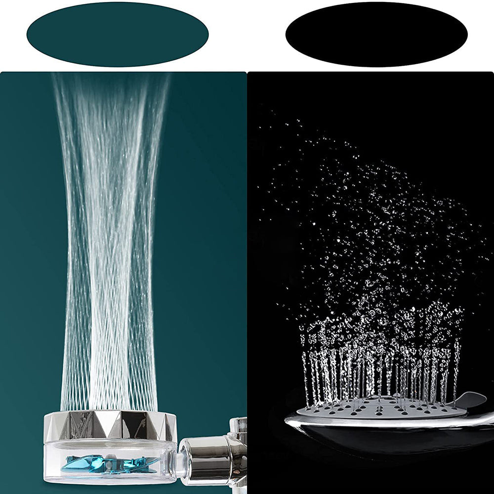 Lisslune | Contemporary Handheld Supercharged Showerhead Round 3 Setting Spray Head