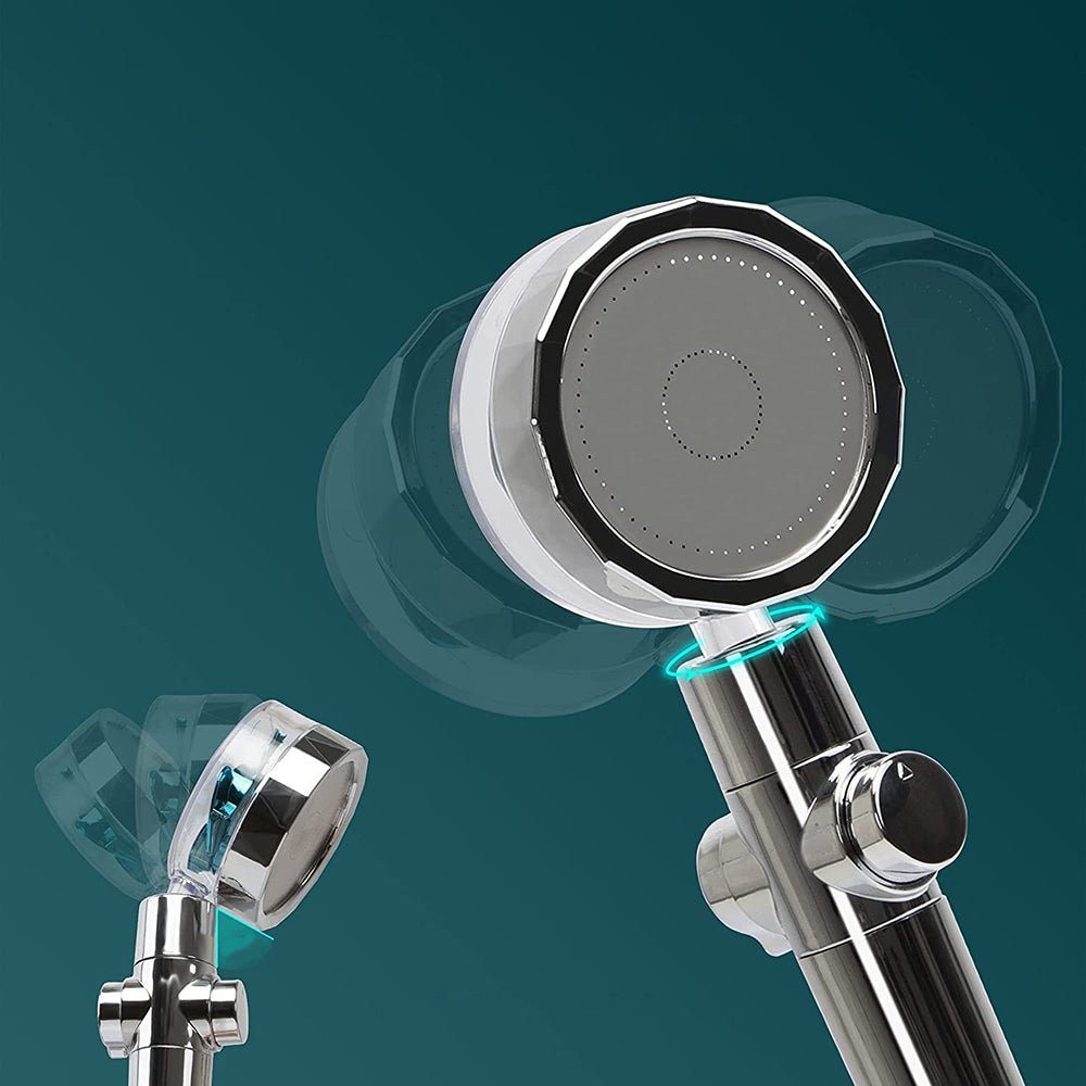 Lisslune | Contemporary Handheld Supercharged Showerhead Round 3 Setting Spray Head