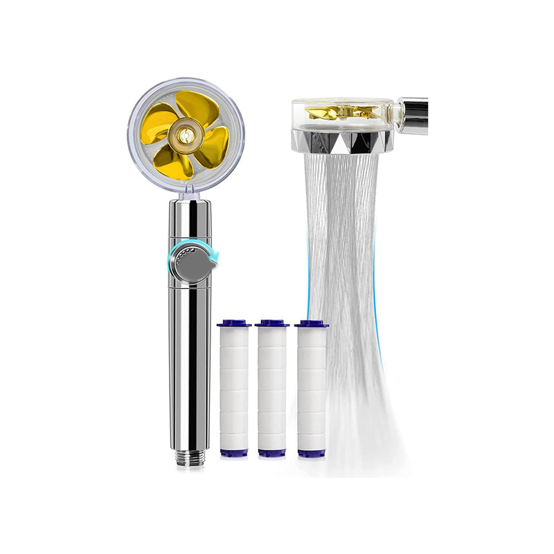 Lisslune | Contemporary Handheld Supercharged Showerhead Round 3 Adjustment Spray Head