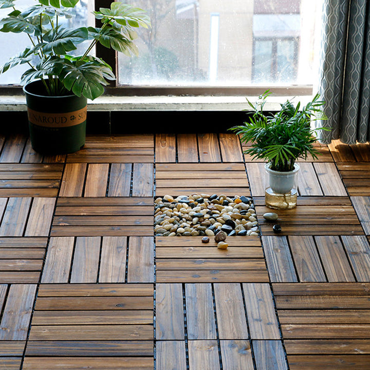 Lisslune | Traditional Wood Parquet Click-Lock Non-Slip Wood Flooring